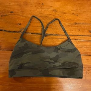 Lululemon Sports Bra, Camo Pattern